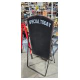 CHALKBOARD MENU STAND