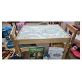 CHILDS TABLE AND CHAIRS