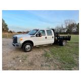 2015 FORD F-350 4x4 FLATBED TRUCK
