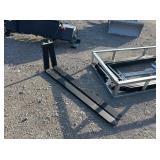 (1) PAIR OF 60” PALLET FORKS (1) PAIR OF 60” PALLET FORKS