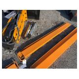 (1) PAIR OF 76” FORK EXTENSIONS (1) PAIR OF 76” FORK EXTENSIONS