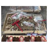 APPROX. (10) THREE EIGHTH”X20’ CHAINS AND (5) RATCHET BINDERS APPROX. (10) THREE EIGHTH”X20’ CHAINS AND (5) RATCHET BINDERS