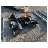 SKID STEER AUGER WITH TWO BITS SKID STEER AUGER WITH TWO BITS