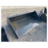 UNUSED 72” SKID STEER SMOOTH BUCKET UNUSED 72” SKID STEER SMOOTH BUCKET