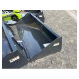 UNUSED 82” SKID STEER SMOOTH BUCKET UNUSED 82” SKID STEER SMOOTH BUCKET