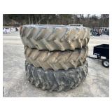 (3) TRACTOR TIRES (3) TRACTOR TIRES