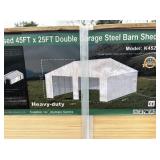 25’X45’ DOUBLE GARAGE METAL BUILDING 25’X45’ DOUBLE GARAGE METAL BUILDING