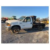 2001 FORD F-350 FLATBED DIESEL 4X4 TRUCK 2001 FORD F-350 FLATBED DIESEL 4X4 TRUCK