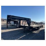 TRAVALONG 20’ GOOSENECK FLATBED TRAILER TRAVALONG 20’ GOOSENECK FLATBED TRAILER