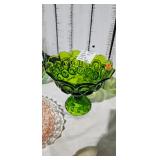 GREEN CANDY DISH