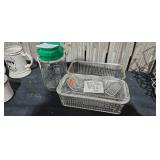 GLASS REFRIGERATOR DISHES