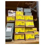 LOT OF 30A HEAVY DUTY SAFETY SWITCH BOXES LOT OF 30A HEAVY DUTY SAFETY SWITCH BOXES