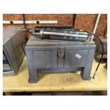 STOOL WITH STORAGE AND 2 GREASE GUNS STOOL WITH STORAGE AND 2 GREASE GUNS