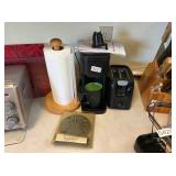 TOASTER, COFFEE MAKER, BEVERAGE WARMER, PAPER TOWEL HOLDER