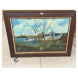 FRAMED PAINTING 43”X32”