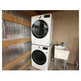 LG STACKED WASHER AND DRYER