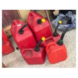 LOT OF GAS JUGS
