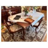 DINING TABLE & (7) CHAIRS