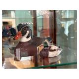 TWO DUCK FIGURES