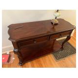WOODEN CONSOLE TABLE
