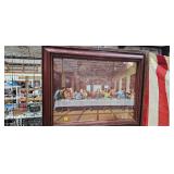 LAST SUPPER FRAMED PICTURE