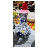 BLUE AND WHITE VASE