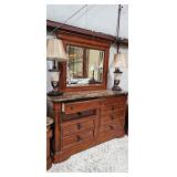 DRESSER WITH MIRROR