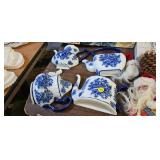 BLUE AND WHITE WALL DECOR