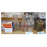 GLASS MILK BOTTLES
