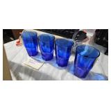 LIBBEY COBALT BLUE GLASSES