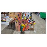METAL TURKEY DECOR