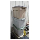 PLASTIC STORAGE TOTES