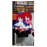 RAGGEDY ANN AND ANDY DOLLS