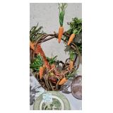 CARROT WREATH DECOR EASTER
