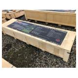 11’ x 19’ METAL CARPORT w 10’ OPEN SIDEWALLS