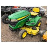 JOHN DEERE X380 RIDING LAWN MOWER