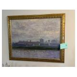 “THE FOUNDRY” OIL PAINTING “THE FOUNDRY” OIL PAINTING