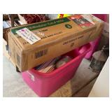 4’ CHRISTMAS TREE & TOTE OF WRAPPING ITEMS 4’ CHRISTMAS TREE & TOTE OF WRAPPING ITEMS