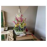 BIRDCAGE & 6PC LED CANDLES BIRDCAGE & 6PC LED CANDLES