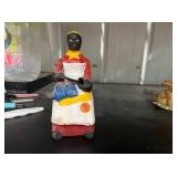 CAST IRON MAMMY WITH BABY FIGURE CAST IRON MAMMY WITH BABY FIGURE