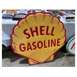 SHELL GASOLINE METAL SIGN SHELL GASOLINE METAL SIGN