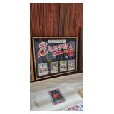 ATLANTA BRAVES FRAMED MEMORABILIA ATLANTA BRAVES FRAMED MEMORABILIA