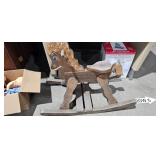 WOODEN ROCKING HORSE WOODEN ROCKING HORSE