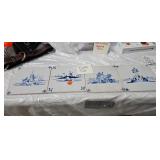 BLUE AND WHITE DELFT TILES BLUE AND WHITE DELFT TILES