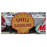 SHELL GASOLINE METAL SIGN SHELL GASOLINE METAL SIGN