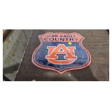 METAL AUBURN SIGN