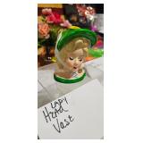 LADY HEAD VASE