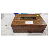 WOODEN CIGAR BOX