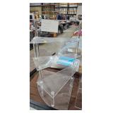 PLASTIC TIERED DISPLAY SHELF