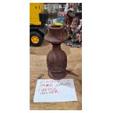 VINTAGE WOODEN CANDLE HOLDER